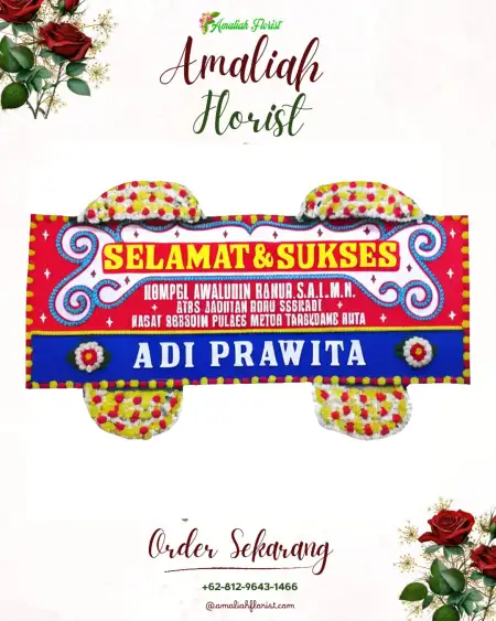 Papan Bunga Ucapan Selamat Donorejo